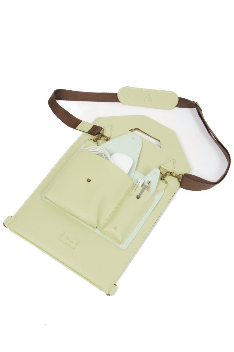 Cartera Executive Laptop Bag in Mint