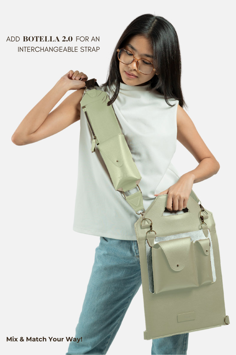 Cartera Executive Laptop Bag in Mint