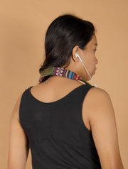 AKAP™ Vegan Leather Earphone Carrier in Leaf